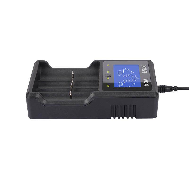 XTAR爱克斯达液VC 186原装正品50充电器强光手电锂电U4SB 晶屏池