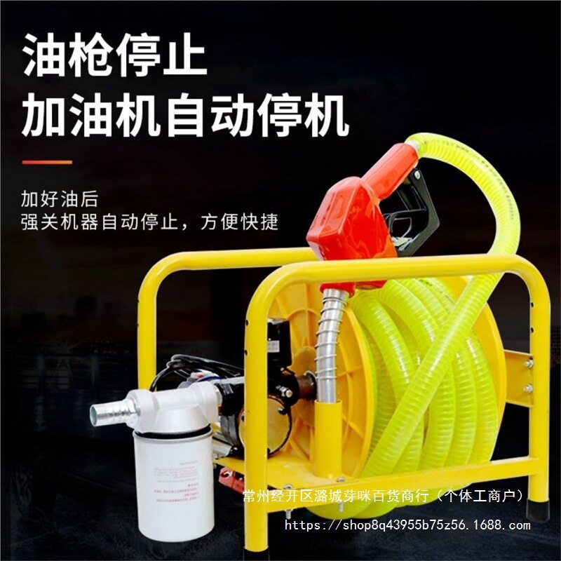 货车柴油抽油泵电动加油泵12v24v220v加油泵自吸泵加油机加油器材