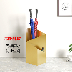 雨伞架商用家用门口不锈钢雨伞收纳架户外伞放雨伞桶置物架置伞架