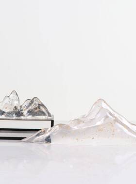 MC-TY-48新中透明假树脂现代创式意居办公室酒店样板房玄山关家软