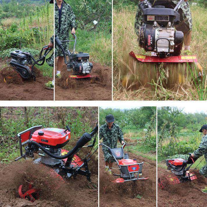 微耕沟机汽油机小型多功能农用小翻土开除机型旋耕机水JHP田草犁