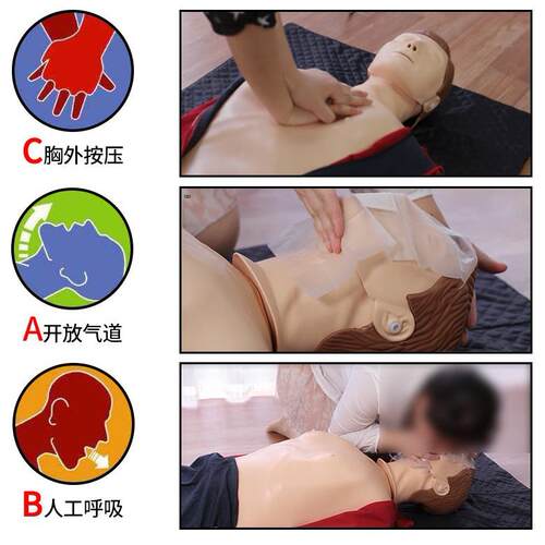 复苏模拟人CP肺846R模假人急救训练心人体模型肺复苏模拟人工呼拟