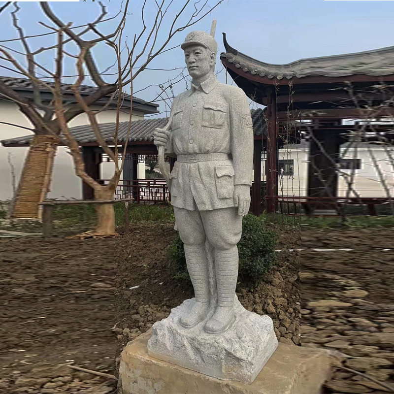 石雕人物雕像花岗岩人物纪念雕塑花岗岩石雕名人雕塑厂家