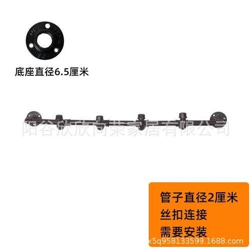 工关业风格卧家室用进门口挂衣EPK架壁挂墙上入户玄挂衣排钩钩