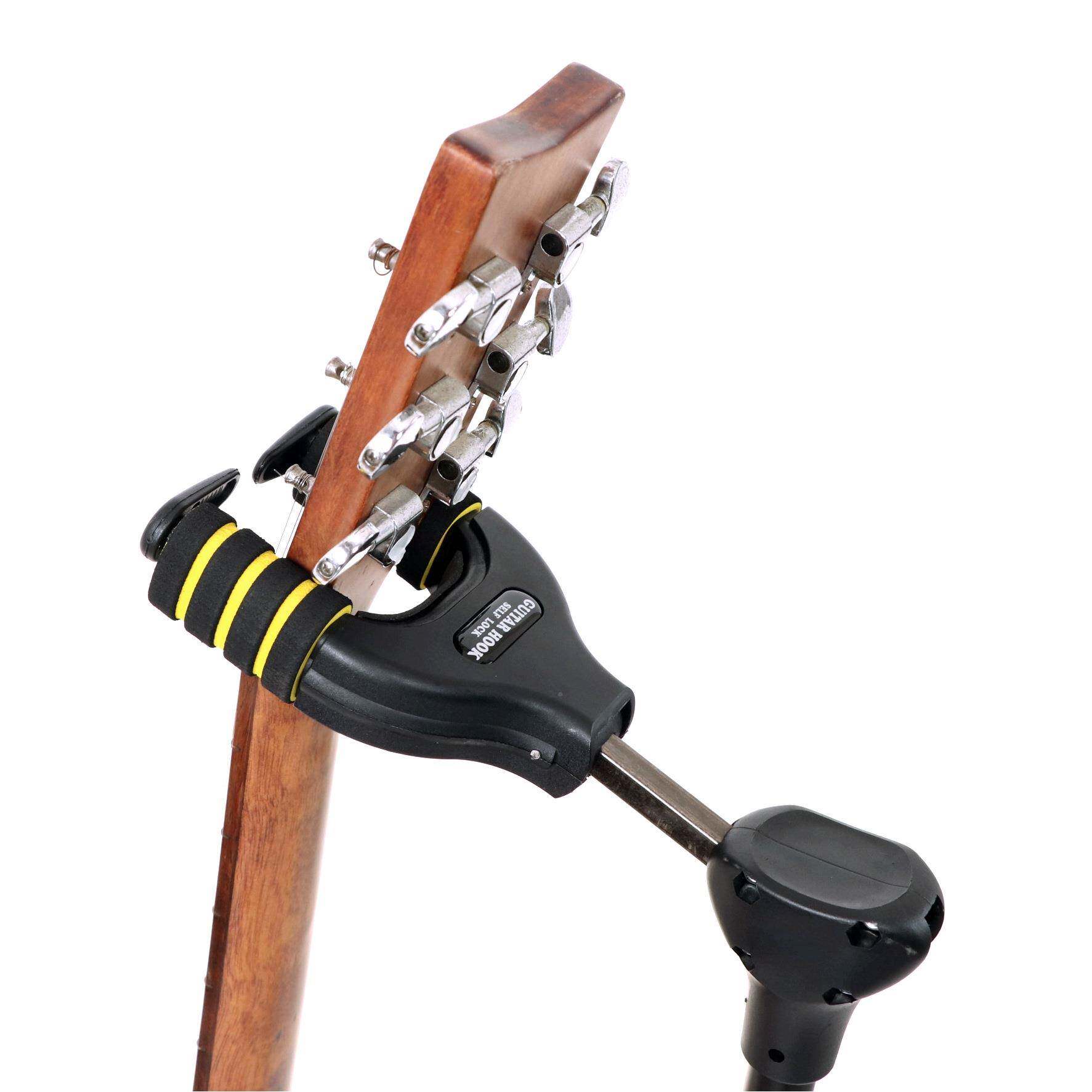 自锁吉他支架立地挂式吉他GWZ琴架自动锁立扣钩吉他支架展示架单