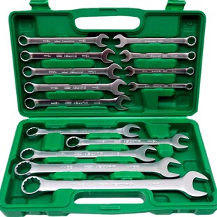 两用扳手套装梅花开口呆板子汽修机修工具大全梅开板子组套两用20