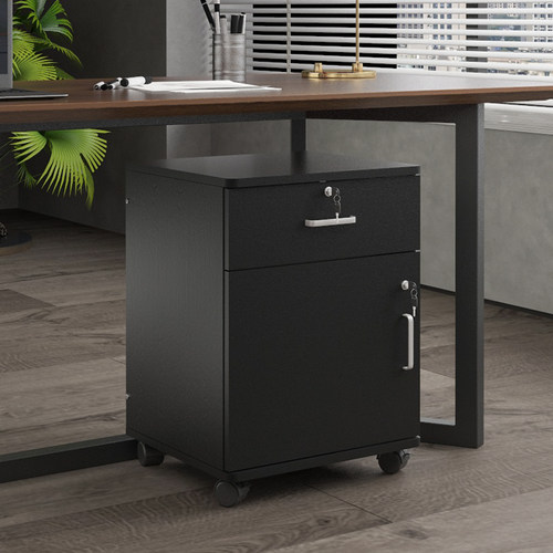 【整装柜】免安装文件柜办公室桌下移动矮柜带锁资料柜储物柜