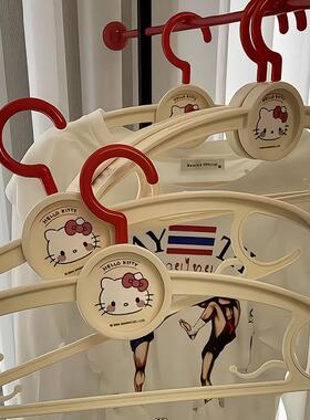 Hellokity衣架家用挂衣无痕防肩角阳台宿舍用学生凉衣架加粗加大
