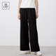 宽松收腰夏季 Polo Marc MOP休闲垂感直筒裤 自然腰阔腿裤 裤 子
