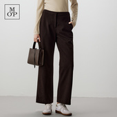 高级羊毛混纺轻奢时尚 Polo Marc MOP冬季 新款 美拉德女士休闲裤