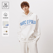 气质刺绣经典 Polo Marc MOP春季 新款 logo宽松连帽卫衣男士