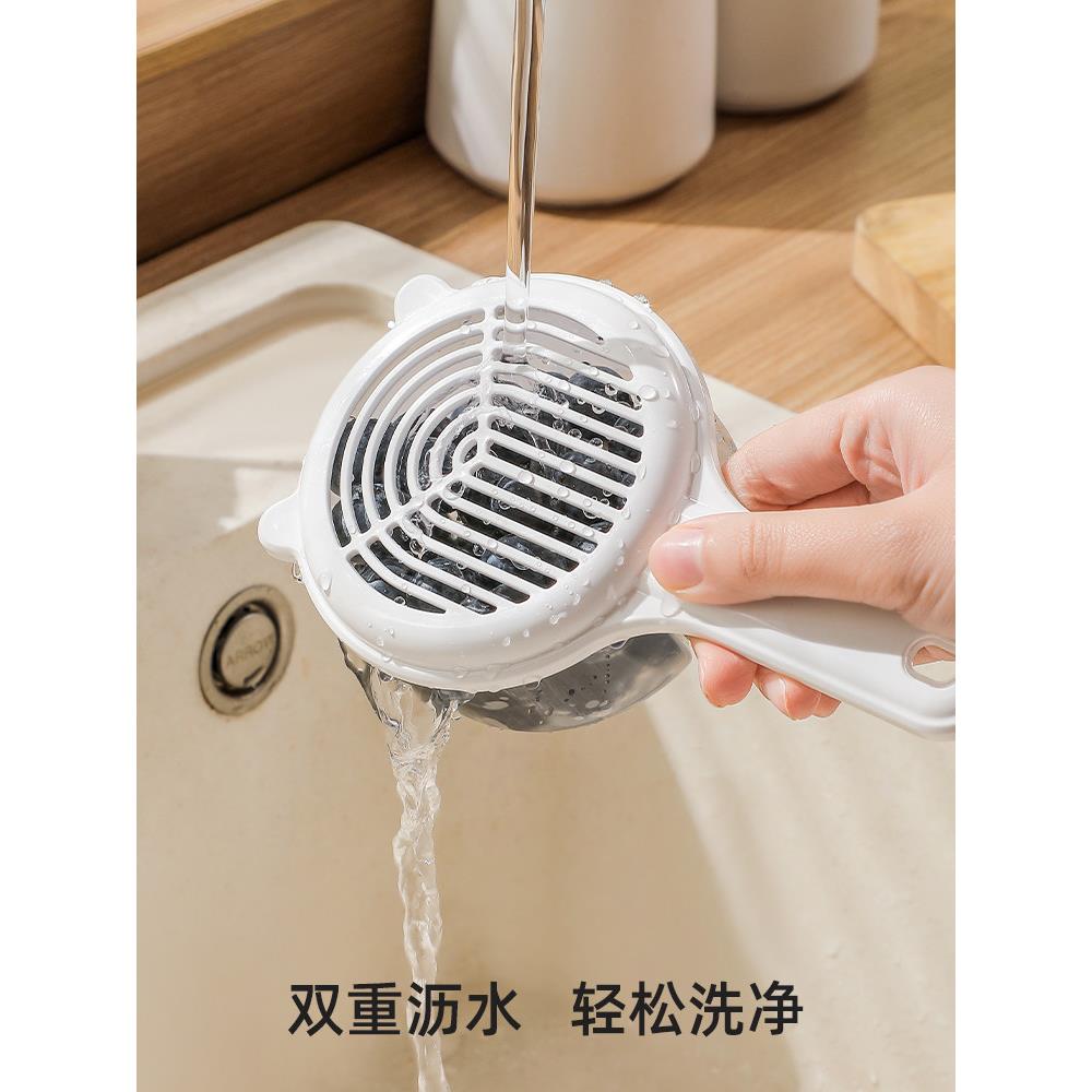 日本迷你洗水果新款家用清洗篮厨房小洗菜盆带手柄蓝莓沥水篮