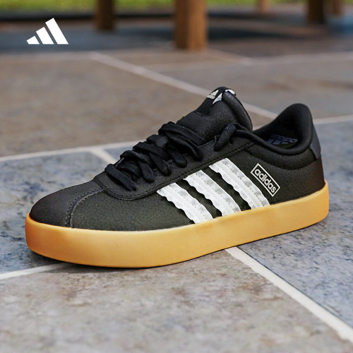 adidas阿迪达斯女子德训鞋VL COURT 3.0运动休闲T头鞋板鞋IH6601