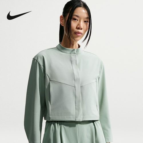 NIKE耐克Dri-FIT无界弹韧女子速干宽松版型短款夹克夏IB8987-006