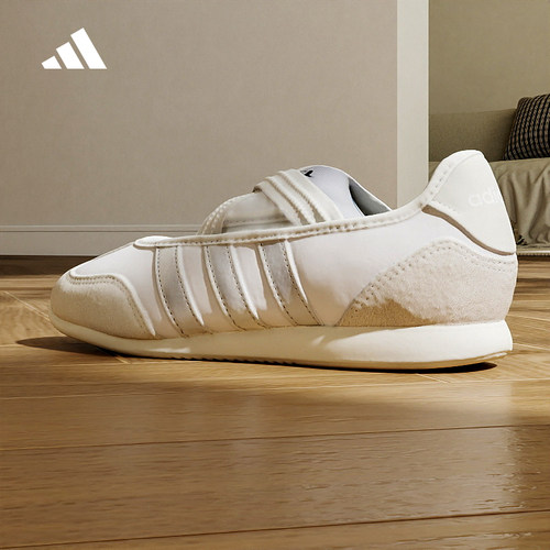 adidas阿迪达斯BARREDA MARY JANE春女芭蕾舞风运动休闲鞋 HQ7400