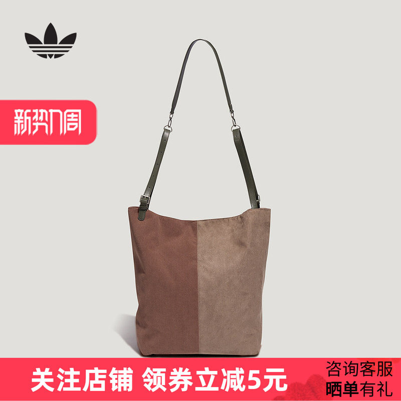 阿迪达斯三叶草新年款托特包2026春中性实用多功能运动拎包KH0
