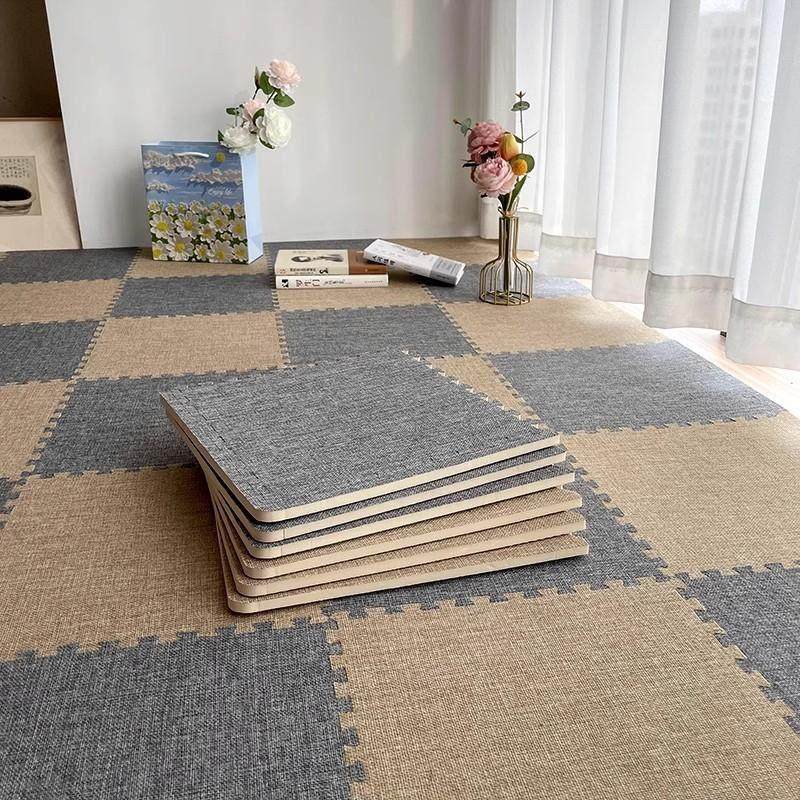 日本MUJIE房间地垫耐脏免打理宿舍卧室地毯全铺拼图泡沬垫地板垫,居家布艺,地毯,淘宝优惠券,粉丝福利购,淘宝优惠卷
