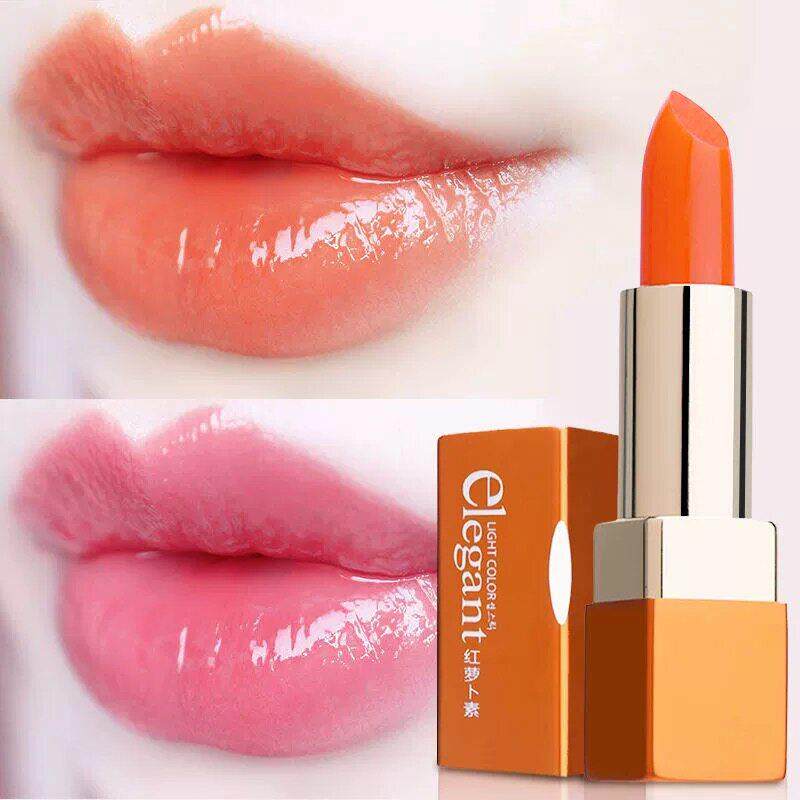 正品温变润唇膏保湿保湿滋润防水不掉色不脱不沾杯变色口红