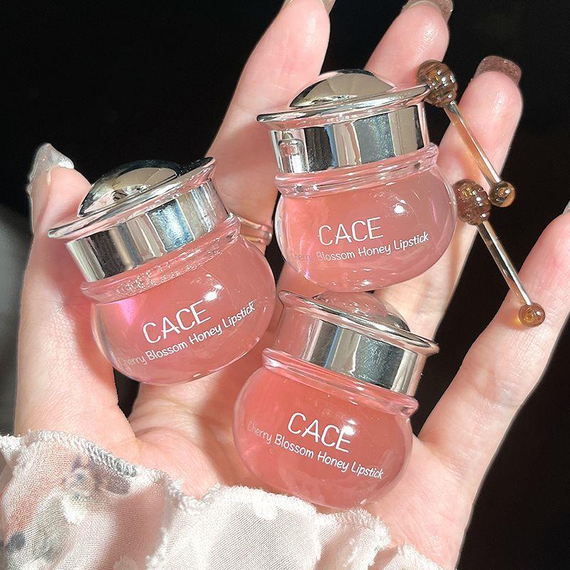 润润的~小蜜罐樱花唇膜润唇膏改善唇纹防干裂美唇护唇膏秋冬正品