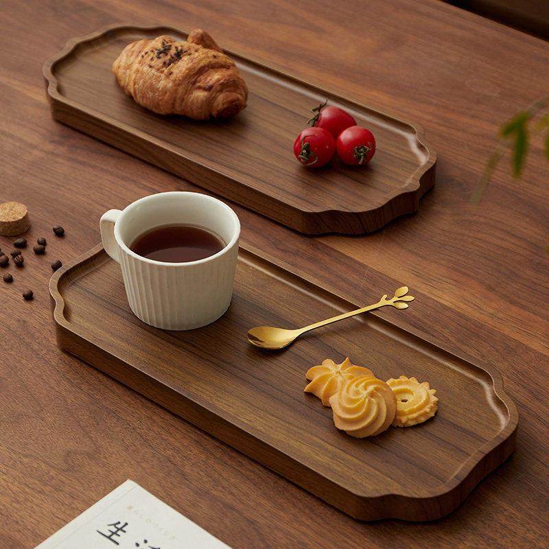 德国茶盘木质小托盘复古风长方形精致下午茶咖啡杯零食摆放点心盘,餐饮具,餐用托盘,淘宝优惠券,粉丝福利购,淘宝优惠卷