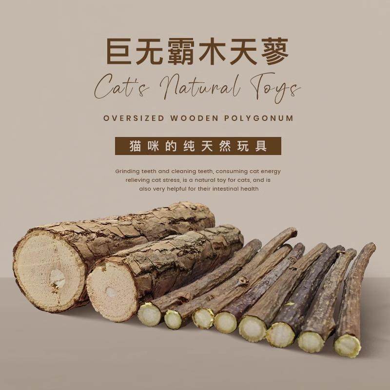 超大木天蓼巨无霸猫咪磨牙棒成幼猫洁牙棒棒糖自嗨解闷猫草猫零食