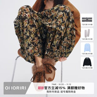 OI IORIRI简约休闲风羊皮德训拖鞋时尚潮流包头毛拖2026秋