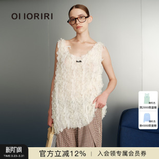 蕾丝背心裙无袖 OIIORIRI 圆领休闲吊带连衣裙子女2026 新品