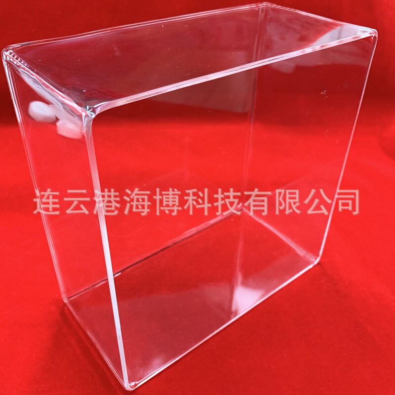 透明石英玻璃方盒培养皿方缸耐高温耐酸碱玻璃仪器