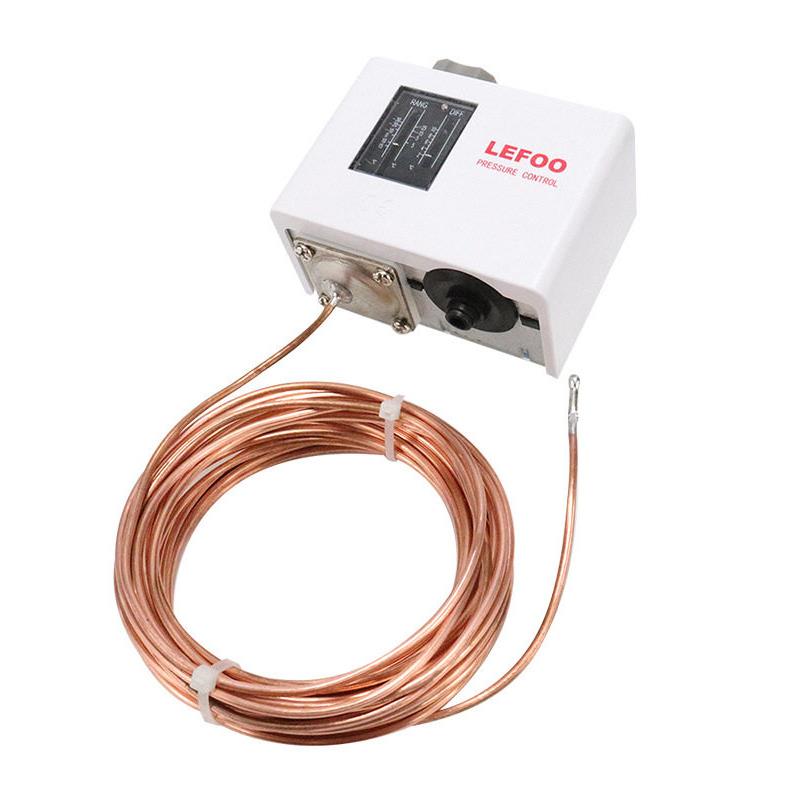 Lf55T温度可调开关220伏-30度控制制冷库电机防冻开关控制器