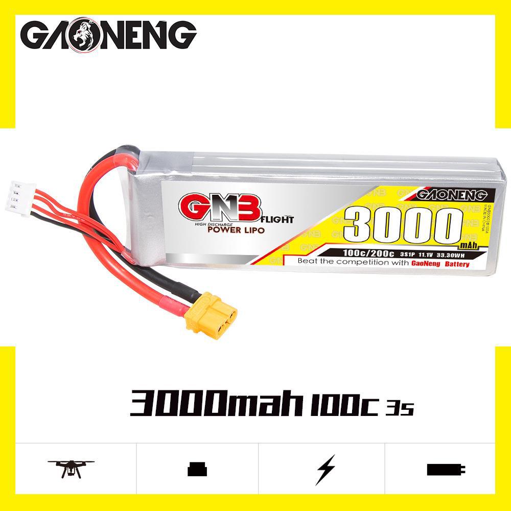 高能GNB 3000mAh 3S 11.1V 100C车模船模航模FPV锂电GAONENG LiPo图片