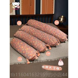 新款 三层纱专猪猪抱枕玩偶女生睡觉用妇腿可拆洗孕大号毛绒玩具娃