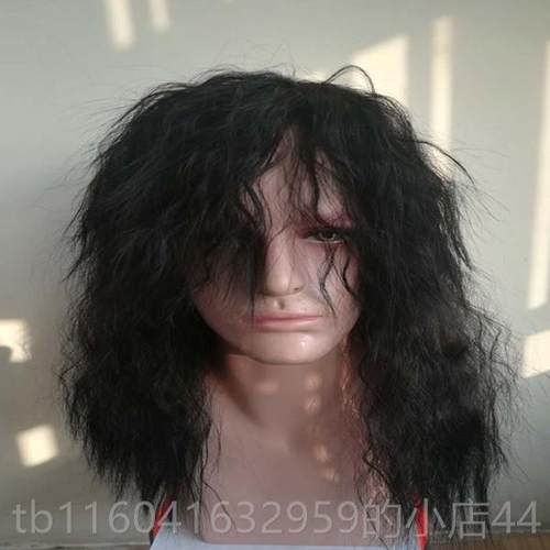 新款乞丐假发长卷发米烫台演出舞男士女士表演叫花整子疯玉子顶假