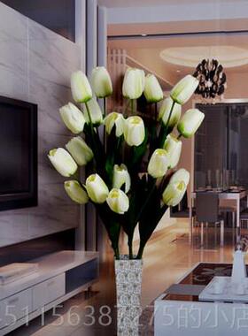 高档香大头仿郁金绢花假花客厅落真地插花室内装饰花艺塑料干4花