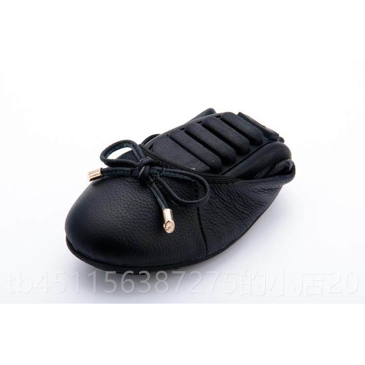 高档蛋卷鞋季女妈妈鞋真皮妇牛筋底头软底圆大码百搭春夏平底孕鞋