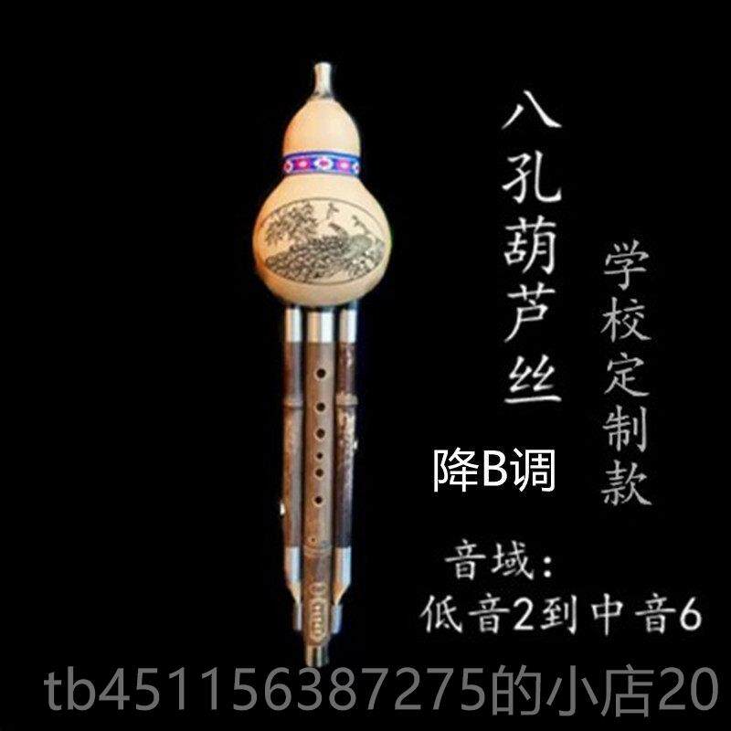 高档八孔葫芦孔丝乐器初学人学奏生专业成演型七孔8c调降b小D/G/F
