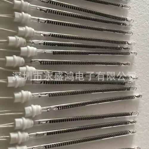 碳纤维单头发热管镀金碳纤维发热管卤素碳纤维电热管远红外发热管