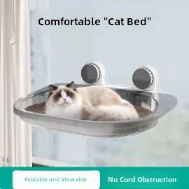 猫窝猫吊床猫窗户吸盘玻璃悬挂式四季通用猫咪晒太阳神器太空舱