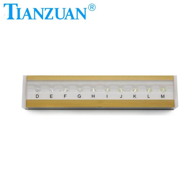 标准锆石比色石裸钻颜色鉴定 钻石分级考试参照教学工具