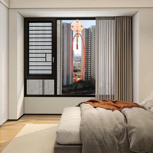 路冲挂件大门对尖角墙角壁刀电线杆化解窗户纯铜八卦凸镜反光镜子