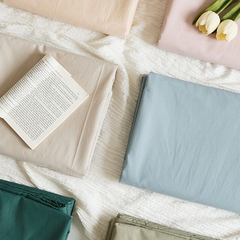 简约纯色全棉水洗棉床笠 亲肤纯棉床单双人床罩1.8m床垫保护套1.5,床上用品,床笠,淘宝优惠券,粉丝福利购,淘宝优惠卷
