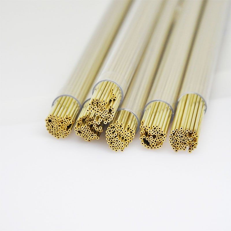 穿孔机铜管电极管电极丝打孔机细孔放电铜管单孔黄铜管0.3-3.0mm