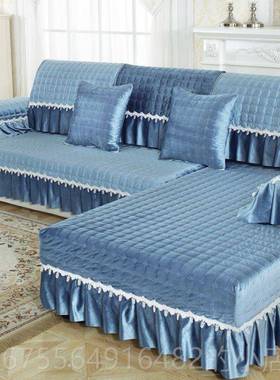 正品怡主公沙发垫冬季防滑毛绒暖加发厚定做沙坐垫套罩通用型保万