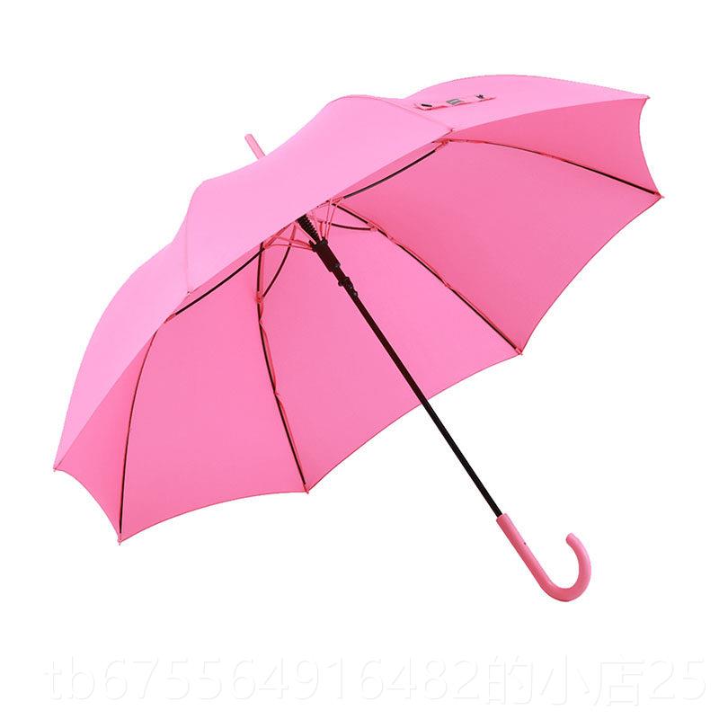 正品日时全大厚直柄长柄纯色雨加伞自动超大号双人抗加风伞自动雨图片