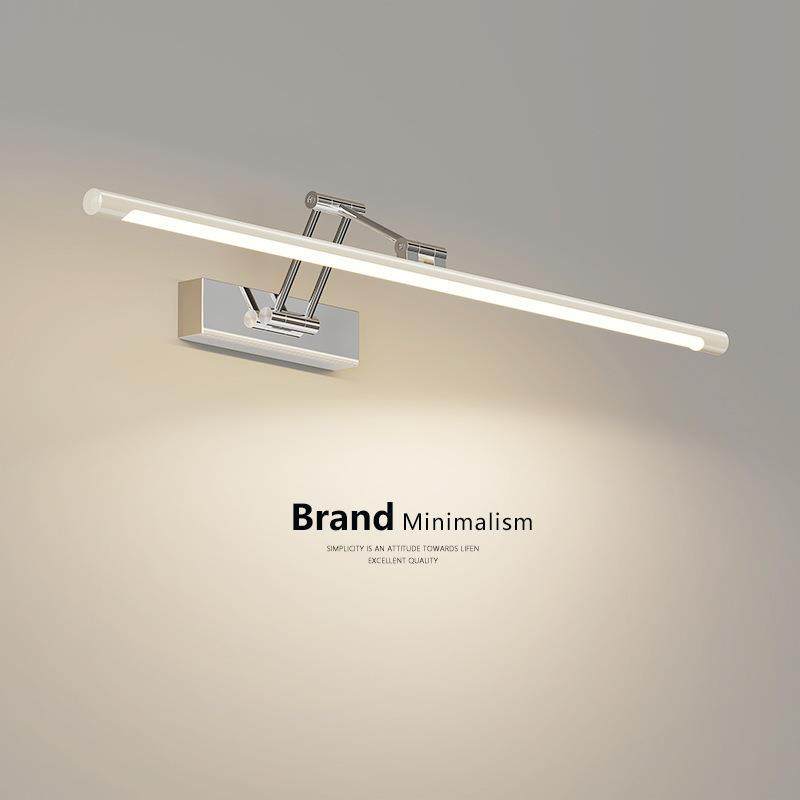 奶油风镜前灯卫生间led浴室镜柜灯卫浴镜子灯可折叠伸缩梳妆台灯