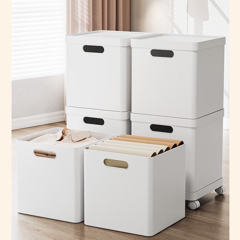 正方形收纳盒格子书柜收纳箱抽屉直角储物箱衣服零食玩具整理箱子