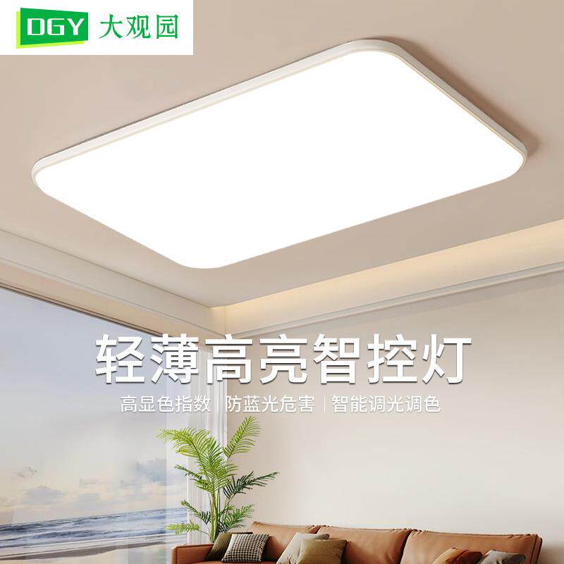 吸顶灯客厅主灯超薄超亮大灯现代简约led大气2025新款全屋灯具125