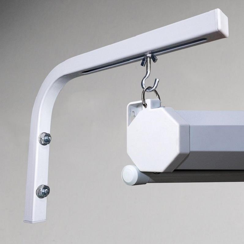 投影仪幕布自锁幕吊架安装挂钩90度L型勾支撑架吊臂支架快装