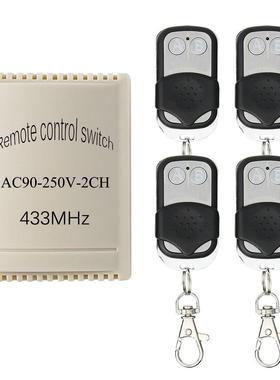 宽电压AC85v~250V可用 2路无线遥控开关电器灯具电源遥控模块