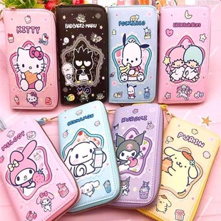 钱包女高颜值长夹儿童男孩女孩学生新款钱夹钱袋卡包钱夹子卡直发