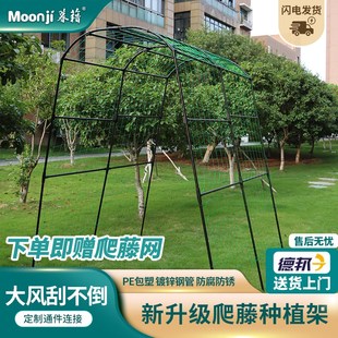 菜园爬藤架拱门花架子庭院葡萄架南瓜攀爬支撑杆户外园艺种植支架